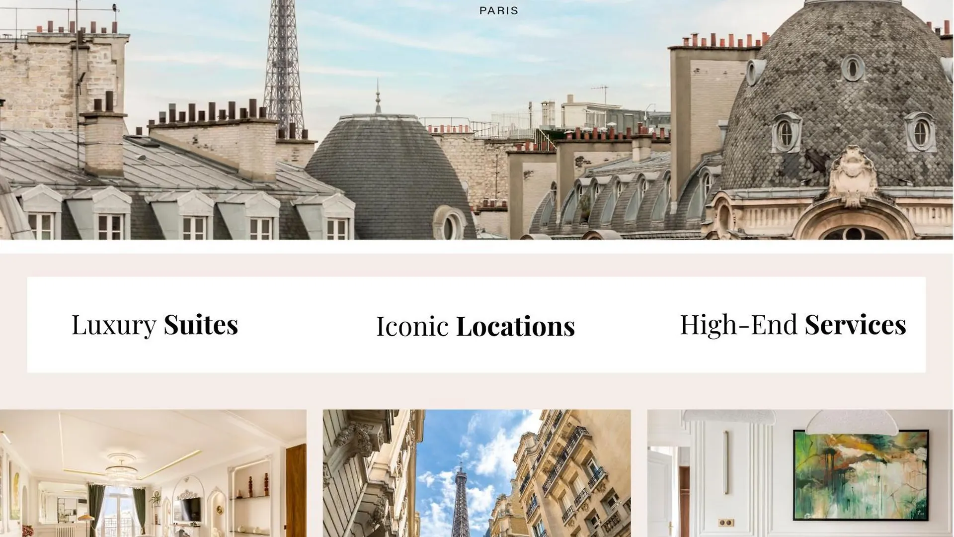 Merveil - Luxury Suite - Tour Eiffel - Laos Paris